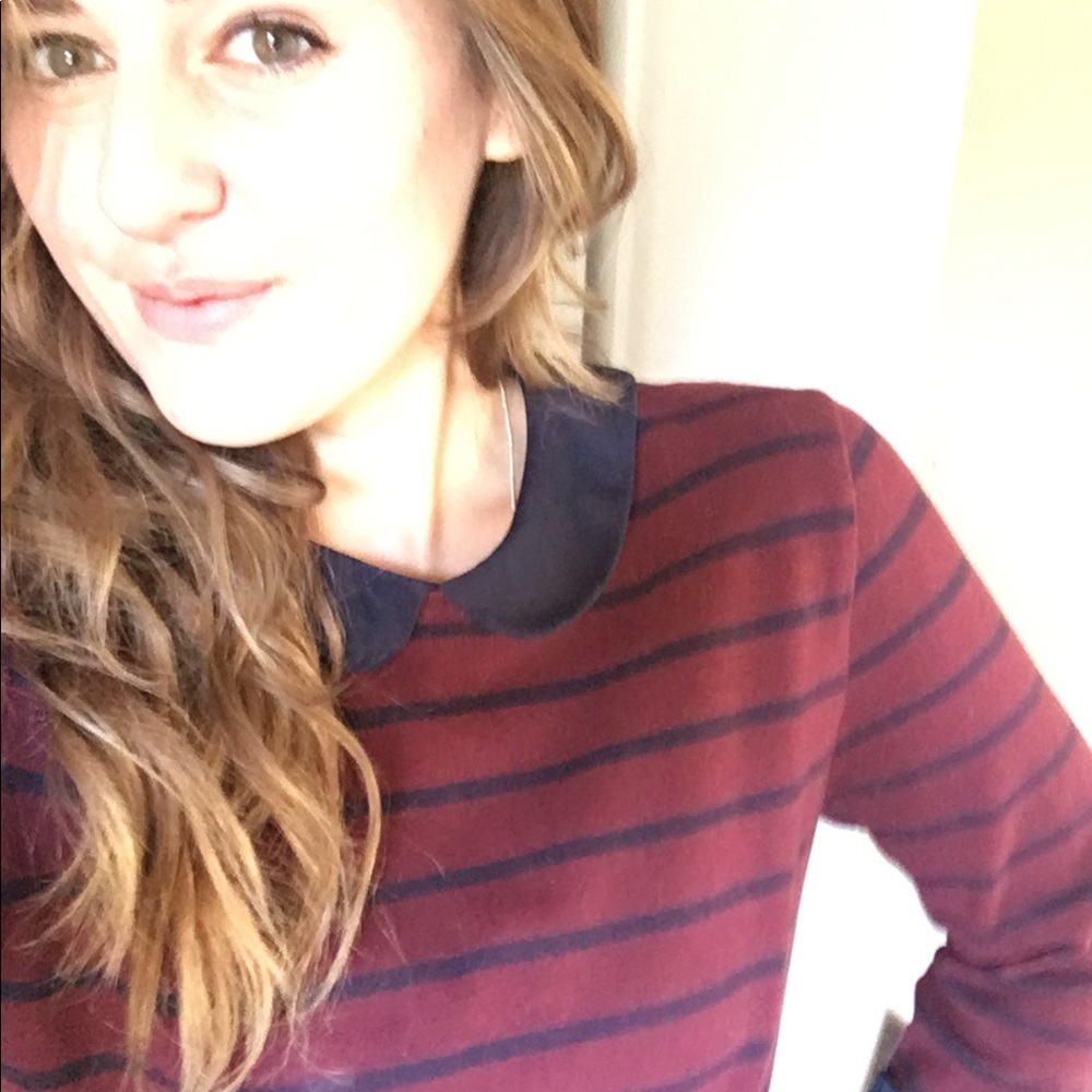 J Crew Striped Sweater